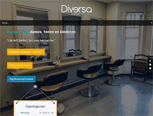 Tablet Screenshot of diversa.be